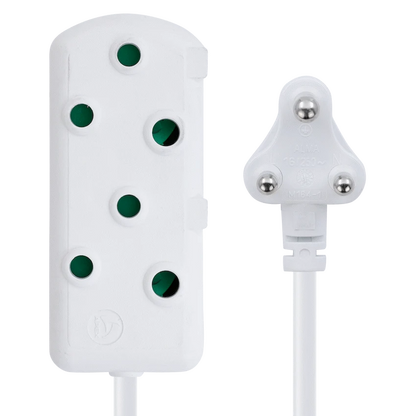 Ellies Side-by-Side Heavy-Duty Extension Lead - 5m