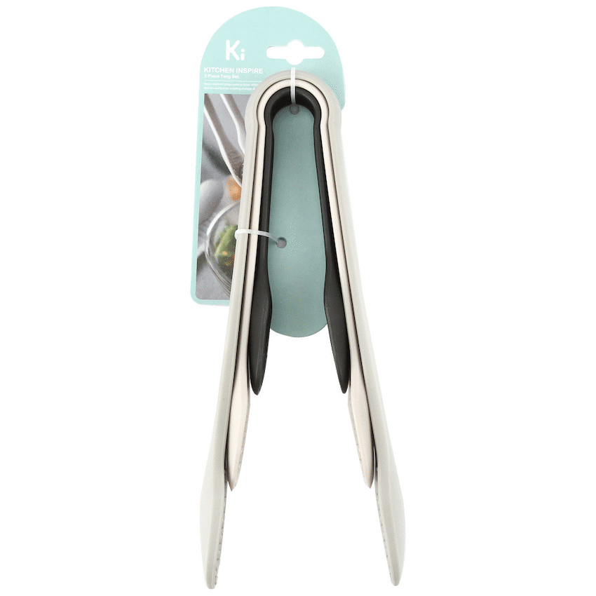 Kitchen Inspire 3pce Tong Set ( Order in Qty of 6)