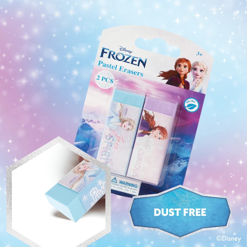 Frozen 2 Pastel Colour Erasers - Multi