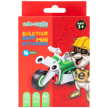 Edu-matic Flexi Build Mini Kit - Motobike - 16 pcs