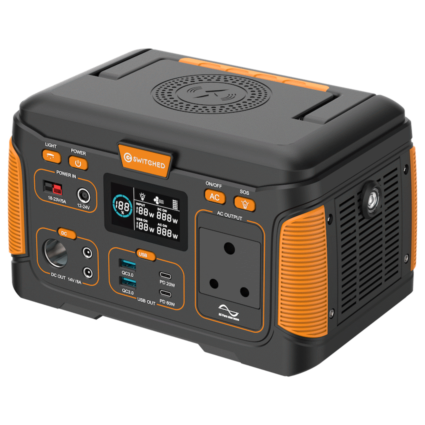 Switched 300W Professional Portable Power Station (307WH)