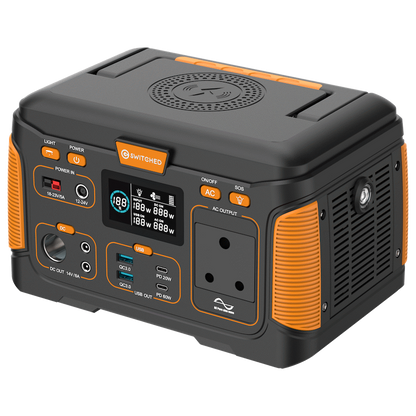 Switched 300W Professional Portable Power Station (307WH)