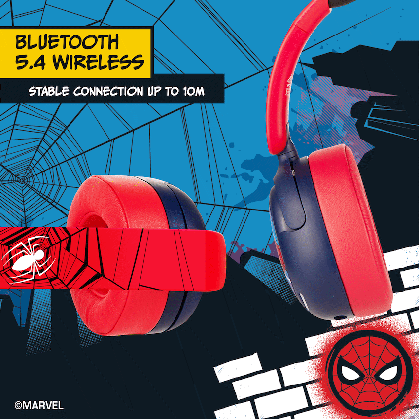 Marvel Spider-Man ANC Padded Bluetooth Headphones