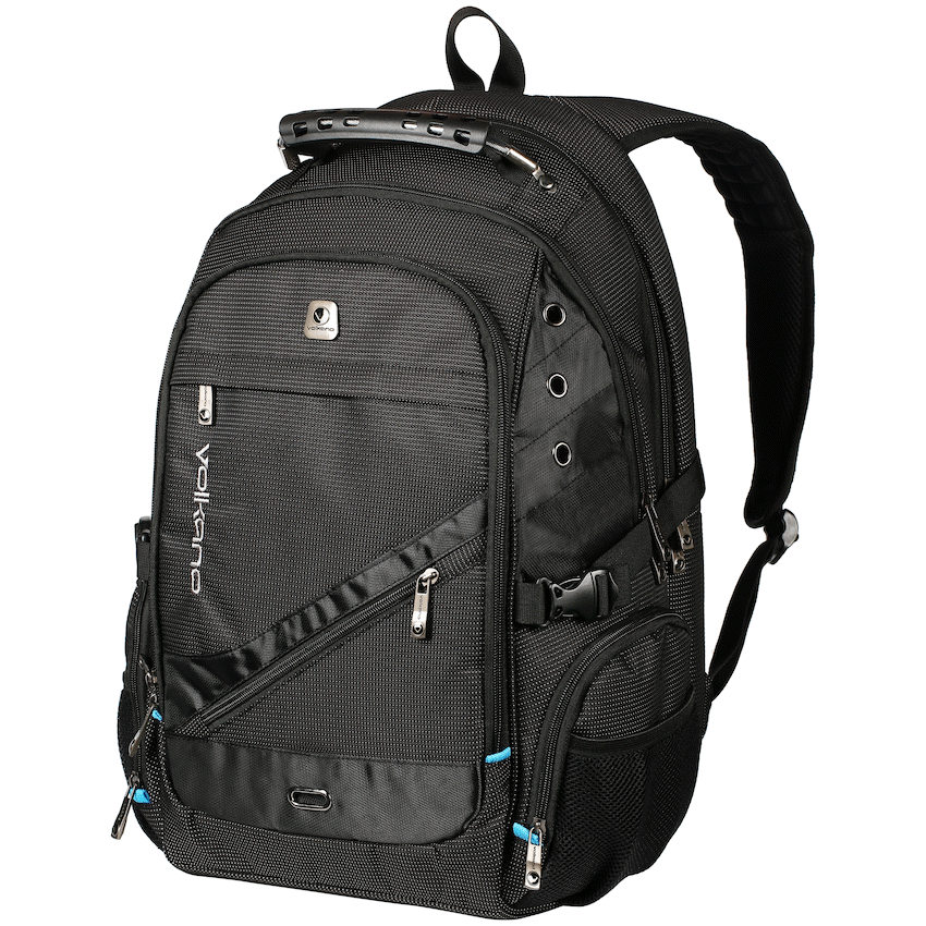 Volkano G-Unit Backpack - Black/Grey/Turquoise