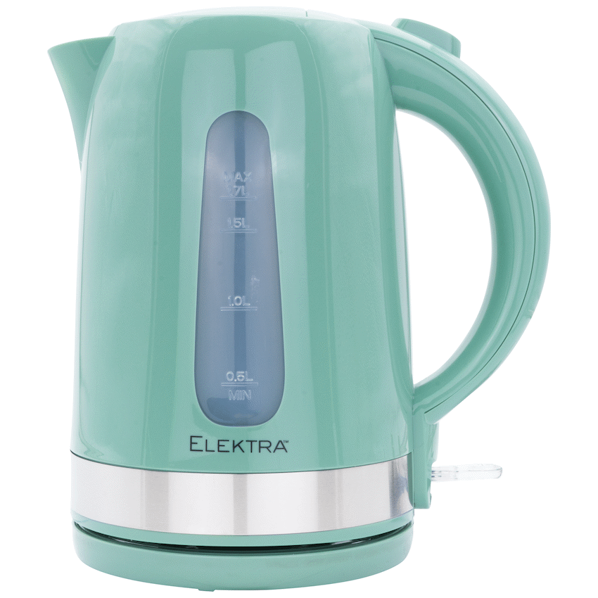 Elektra 2200w 1.7l Plastic Kettle - Green