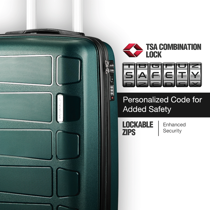 Travelwize Tourer PP 55cm 4-wheel Spinner Luggage Petrol