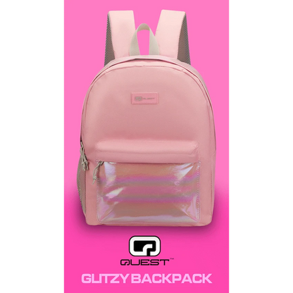Quest Glitzy Backpack Pink