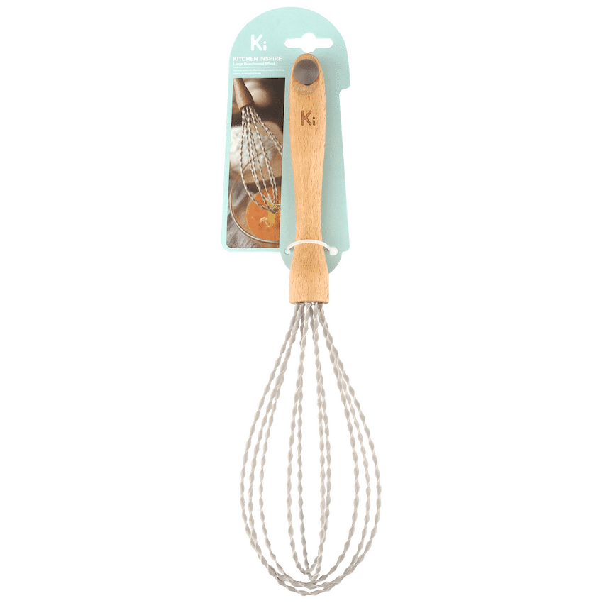 Kitchen Inspire Large Beechwood Whisk ( Order in Qty of 6)