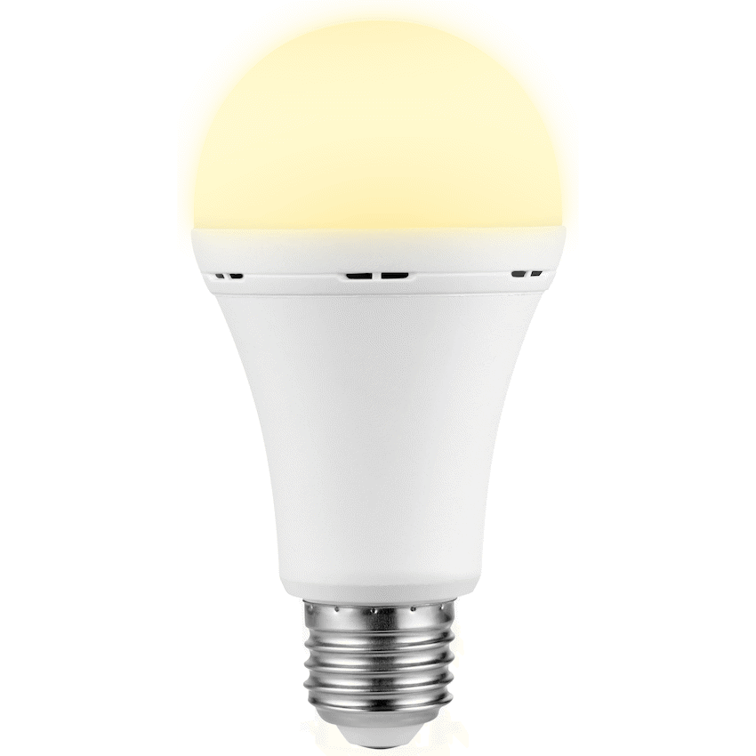 Switched 5w A60 Rechargeable E27 LED Light Bulb - WW