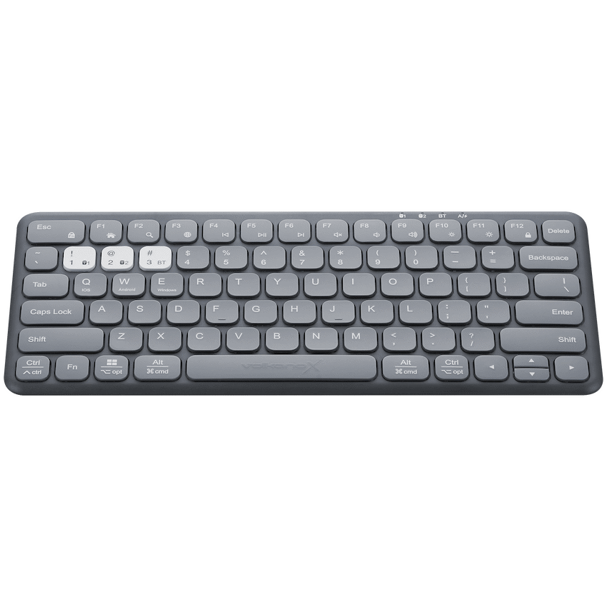 VolkanoX Blaze Bluetooth Wireless Keyboard and Mouse Combo - Graphite