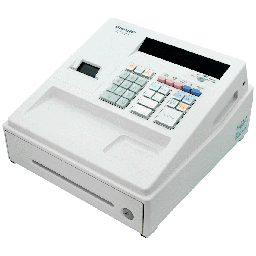 Sharp XE-A137-WH Cash register