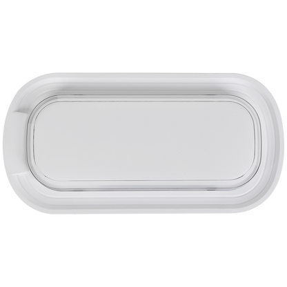Ellies Ellipse Series AC 24W Capsule LED Bulkhead - PC - WT