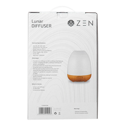 Zen Lunar Diffuser - White