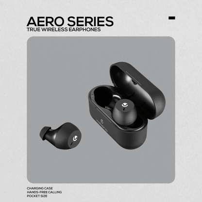 Volkano Aero Series True Wireless Earphones - Black