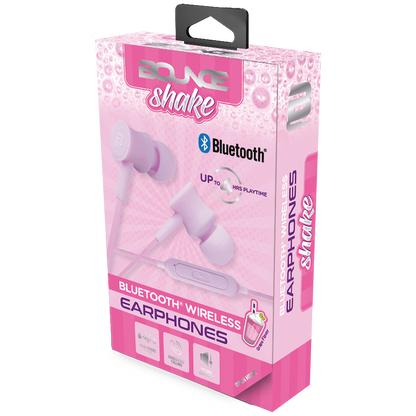 Bounce Shake Series Bluetooth Earphones - Grape