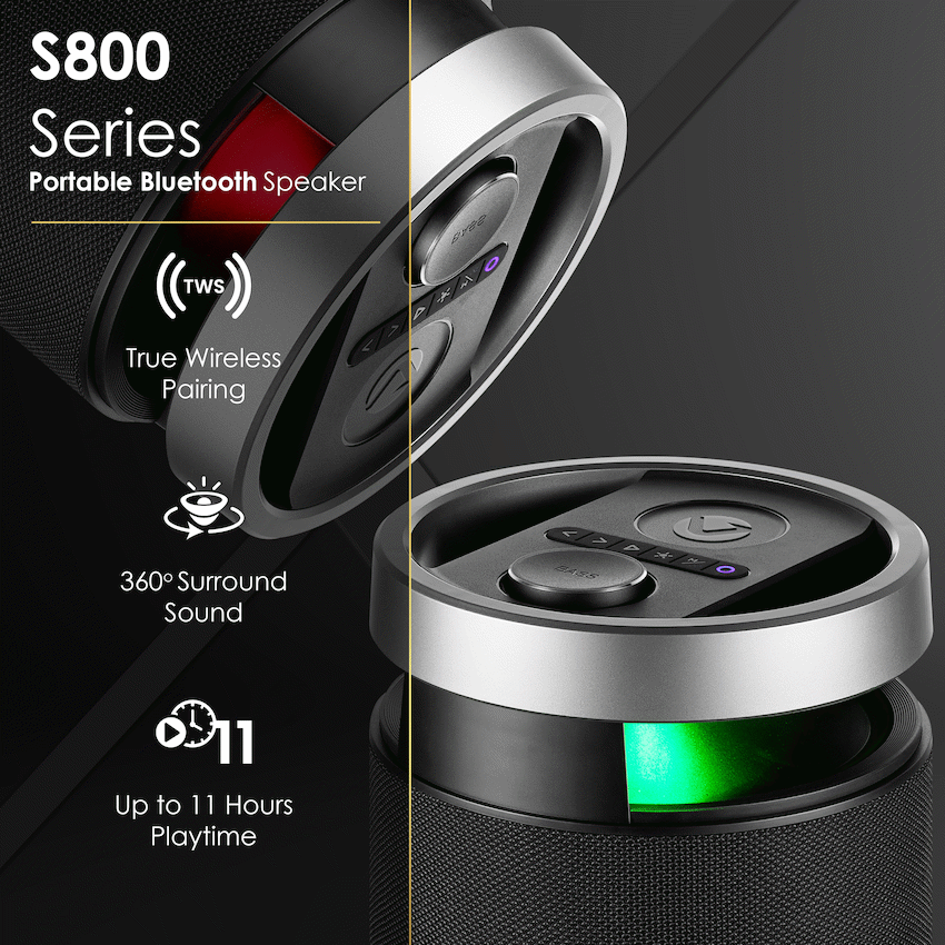 VolkanoX S800 Portable Bluetooth Party Speaker