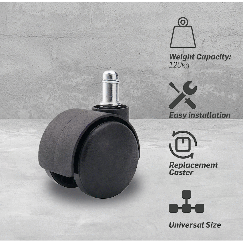 Everfurn Stealth Caster Wheel - 5 Pack