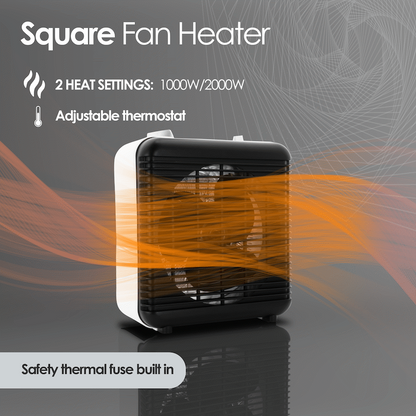 Elektra Square Fan Heater