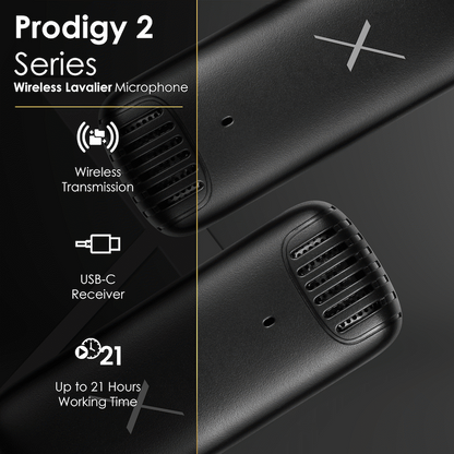 VolkanoX Prodigy 2 Series Wireless Lavalier Microphone