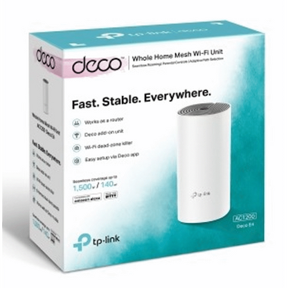 TP-Link Deco E4 (1-Pack) AC1200 Whole-Home Mesh Wi-Fi System