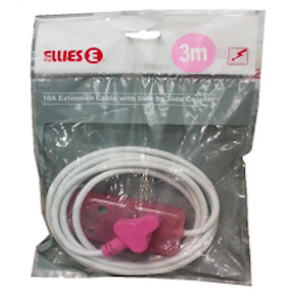 Ellies 2-Way Light-Duty Coloured Extension Lead - 5m