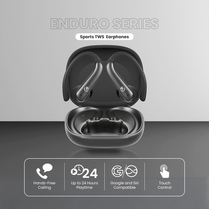 Volkano Enduro Series ANC Sports TWS  Earphones - Black