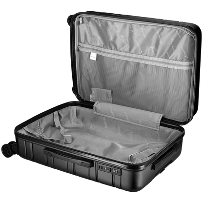 Travelwize Cabana ABS 4-Wheel Spinner 75cm Luggage - Black
