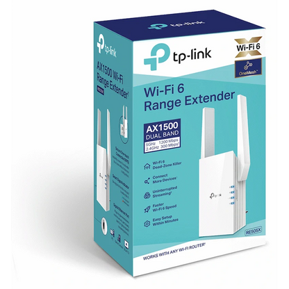 TP-Link RE500X AX1500 Wi-Fi 6 Range Extender