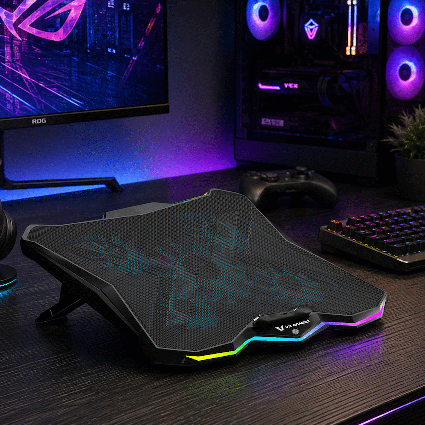 VX Gaming Boreas Series 5-Fan 17" Notebook Cooling Stand