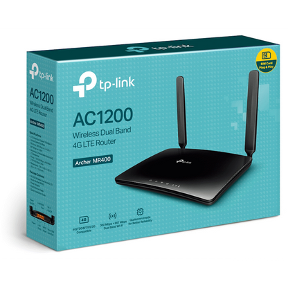 TP-Link Archer MR400 AC1200 Wireless Dual-Band 4G LTE Router