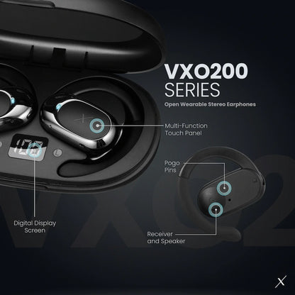 Volkano X VXO200 Open Wearable Stereo Earphones  - Black