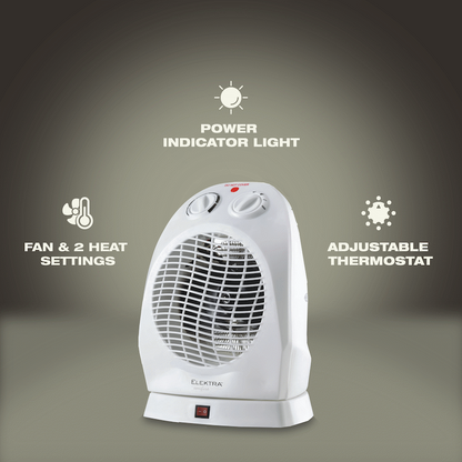 Elektra Comfort Oscillating Fan Heater