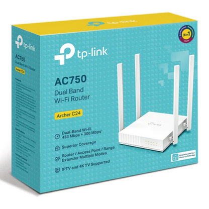 TP-Link Archer C24 AC750 Dual-Band Wi-Fi Router