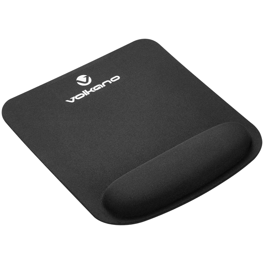 Volkano Rest Series Gel Mousepad - Black