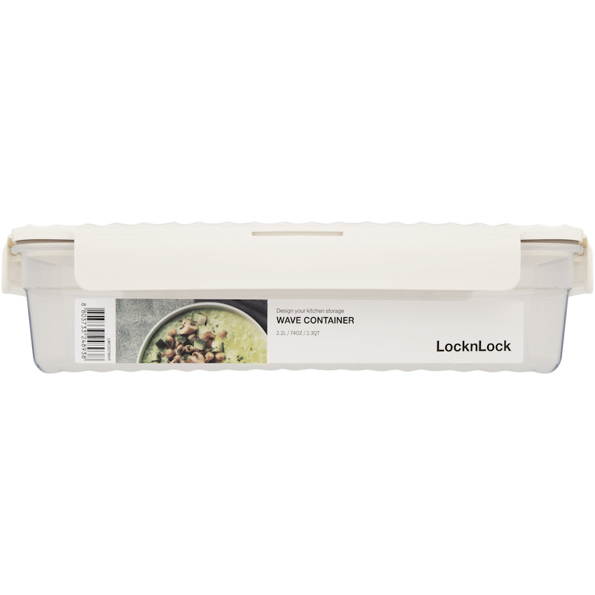 LocknLock Wave container 2.2lt white