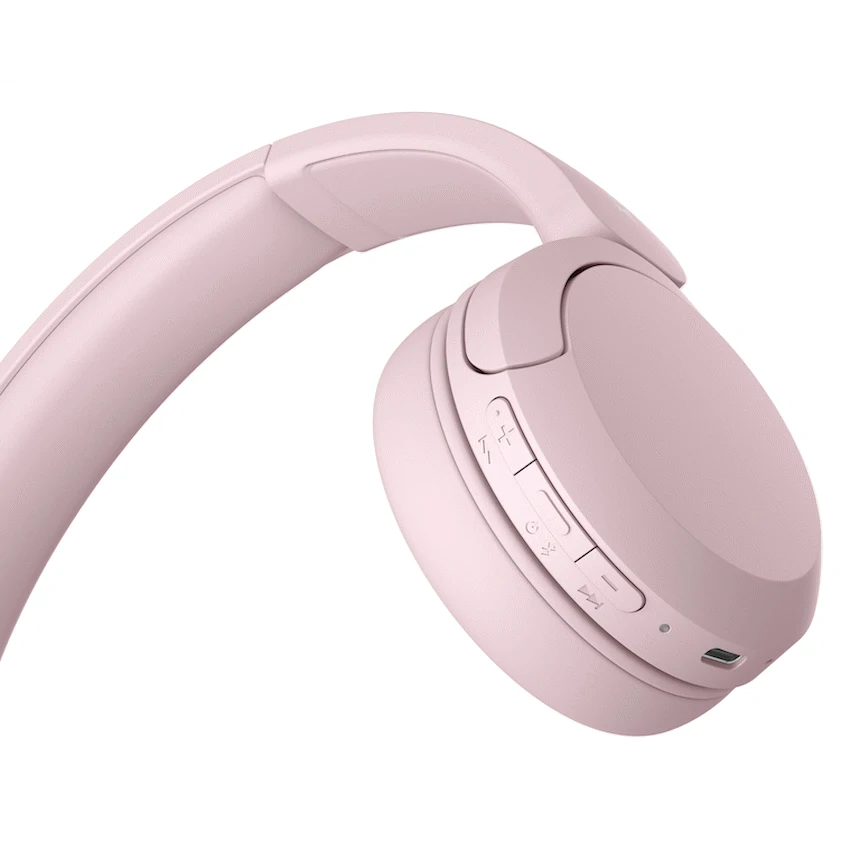 Sony WH-CH520 (Pink) Bluetooth On-Ear Headphones