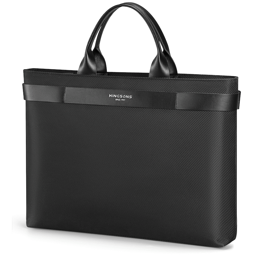 Kingsons Ladies Urban 15.6" Laptop Shoulder Bag - Black