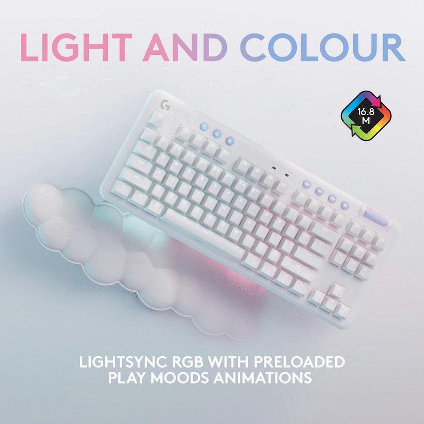 Logitech(R) G715 Wireless Mechanical Gaming Keyboard - White