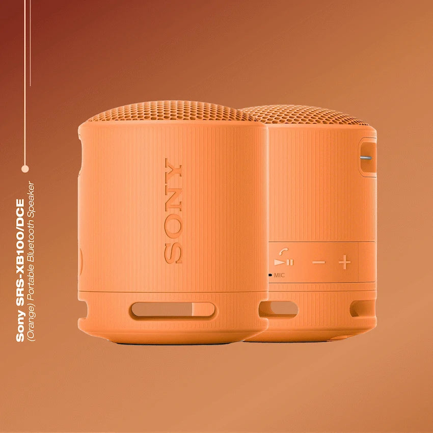 Sony XB100 Portable Bluetooth Speak - Orange