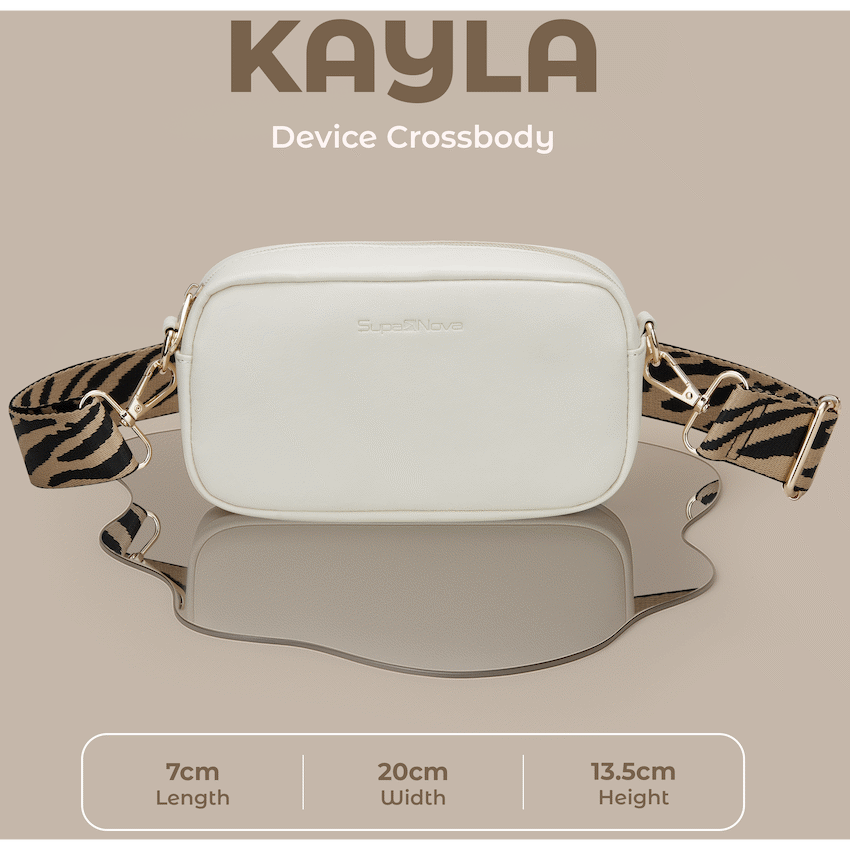 SupaNova Kayla Device Cross-Body - Cream