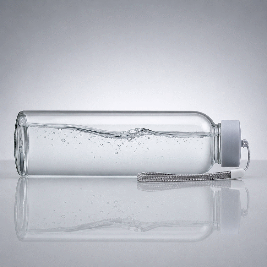 Snappy Splash Glass Bottle 500ml (Order in Qty of 24)