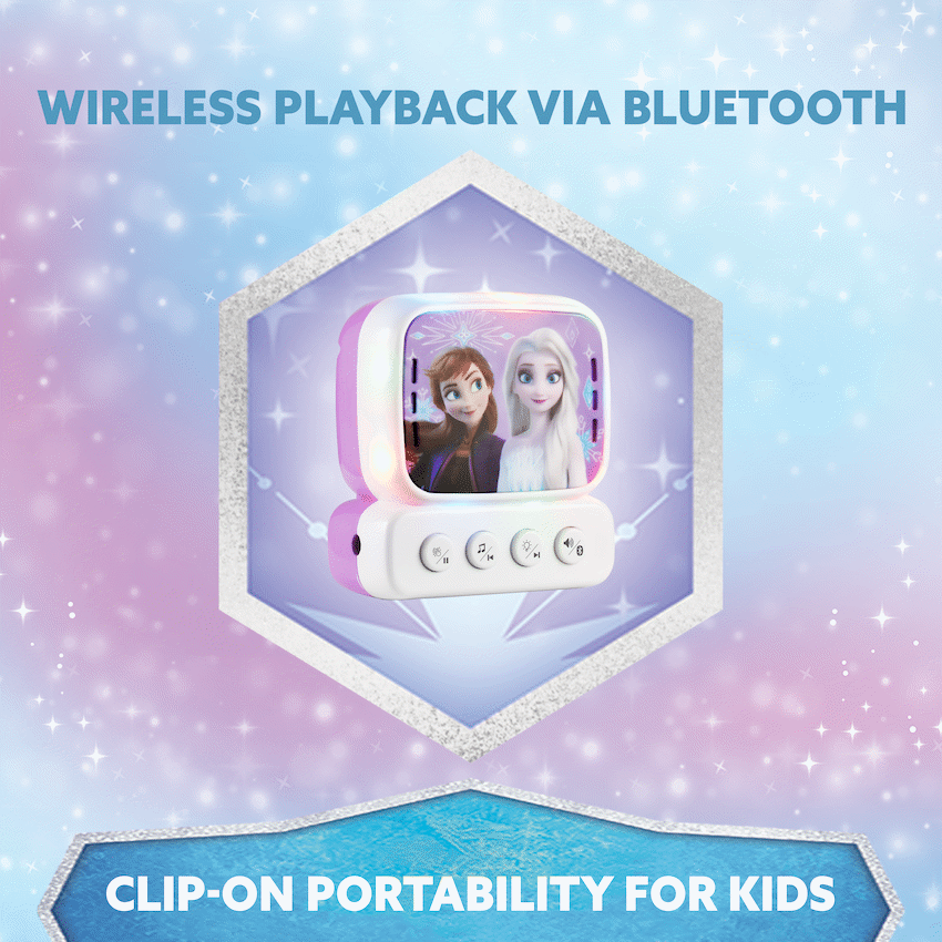 Disney Frozen Bluetooth Mini Karaoke Machine with Belt Hook