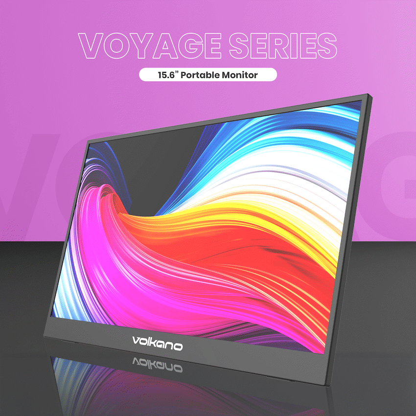 Volkano Voyage Series Portable Monitor 15.6" USB-C Power