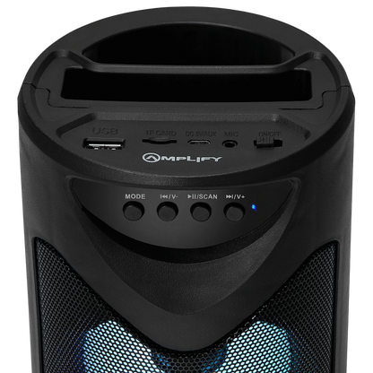 Amplify Silo Series RGB Bluetooth Speaker - Black