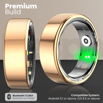 Volkano Ring Series Smart Ring with Charging Case - 20mm