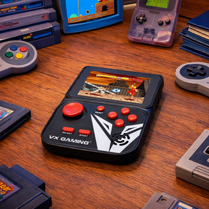 VX Gaming Nostalgia Series Handheld Retro Game Station with 4gb Micro SD - Black