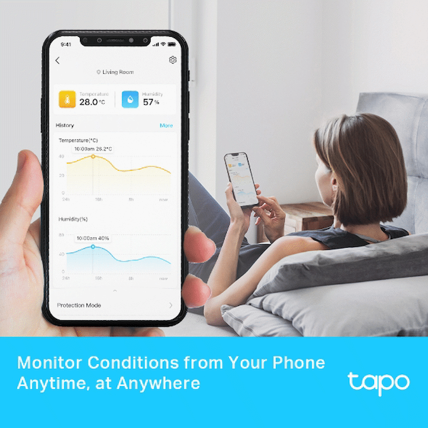 TP-Link Tapo T315 Smart 868mhz Temperature & Humidity Monitor