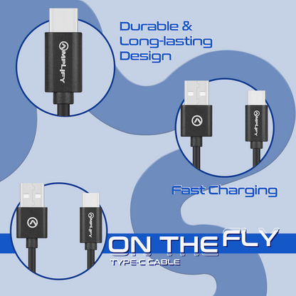 Amplify on the Fly USB to Type-C Cable 1m