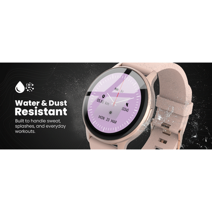Volkano Active Tech Trend series Watch with heart rate monitor - Gold