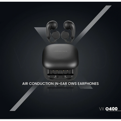 VolkanoX O400 Air Conduction In-Ear OWS Earphones - Black